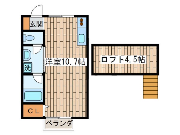 ライムハウスの物件間取画像